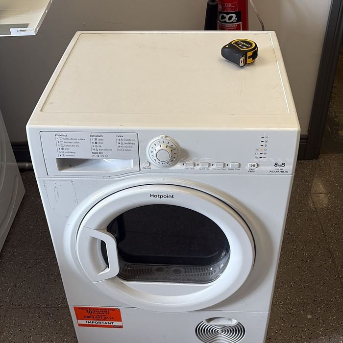 Hotpoint condenser tumble dryer opened up for repair